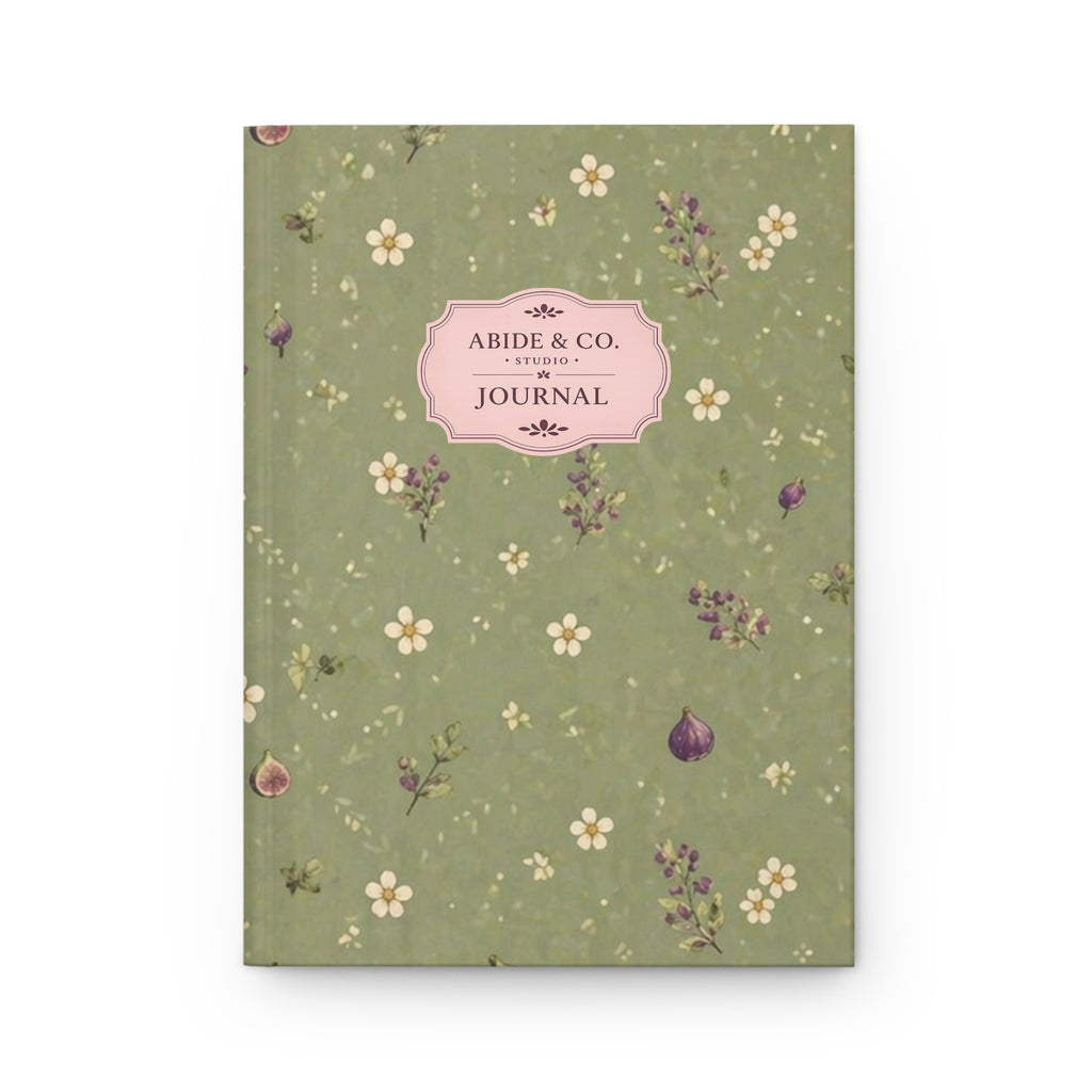 Olive Bloom Hardcover Journal
