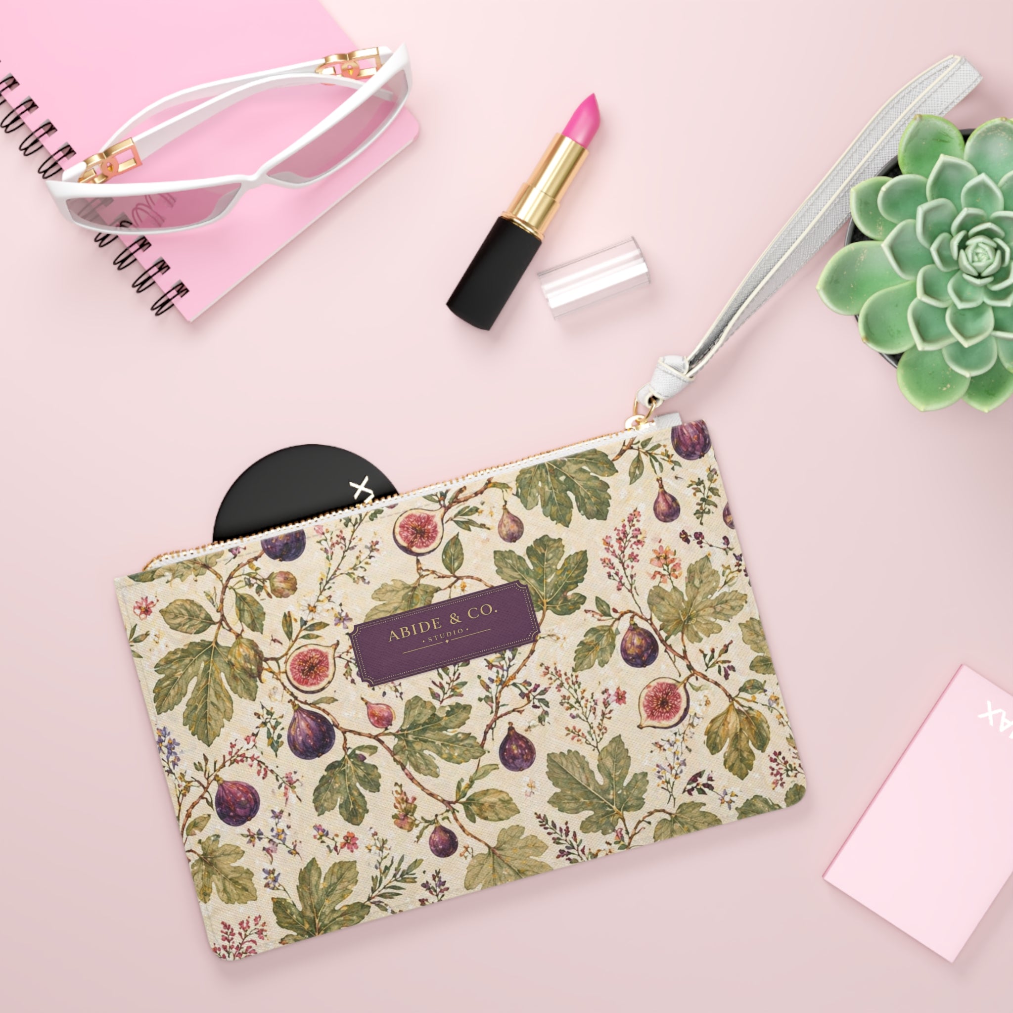 Fig and Vine Clutch Bag