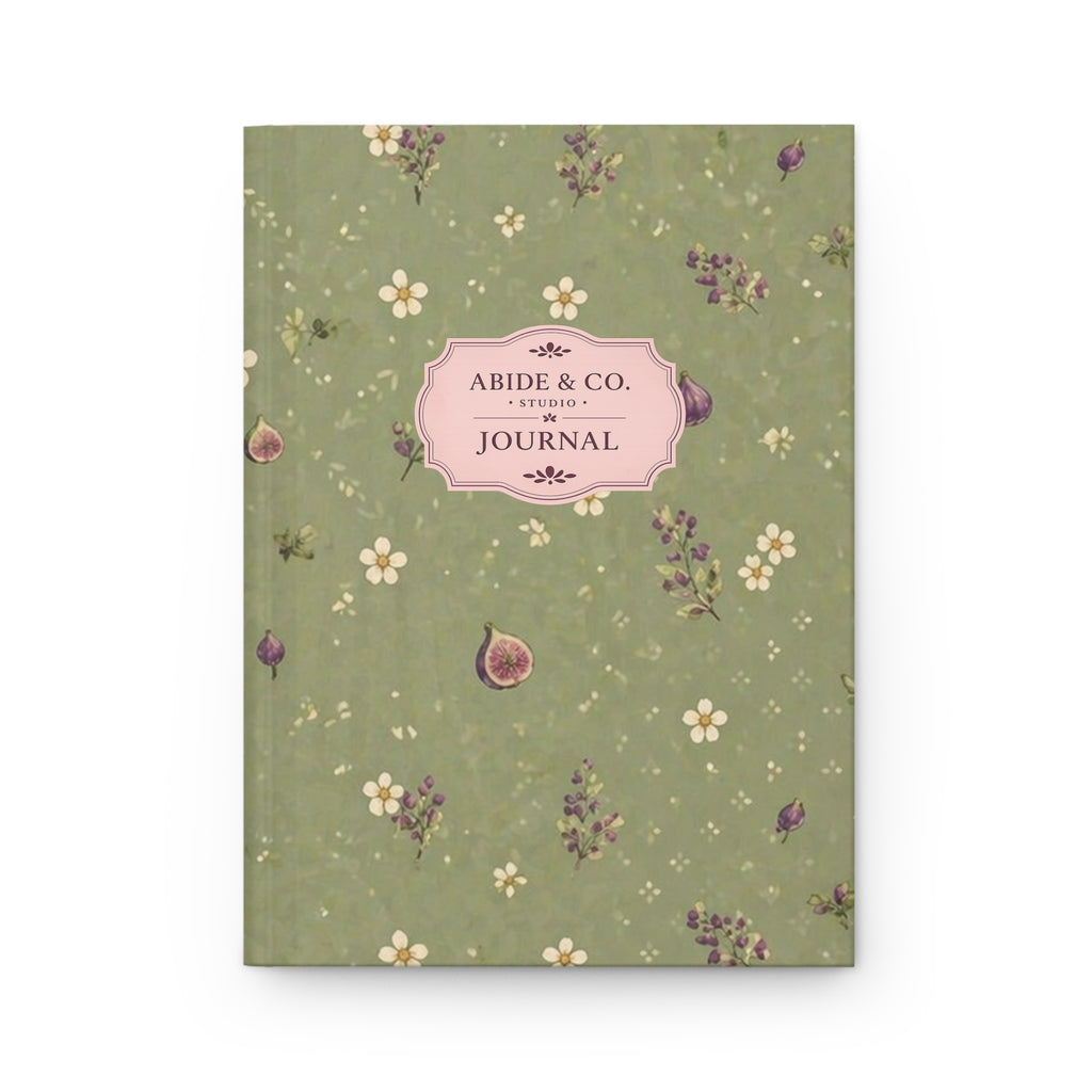 Olive Bloom Hardcover Journal