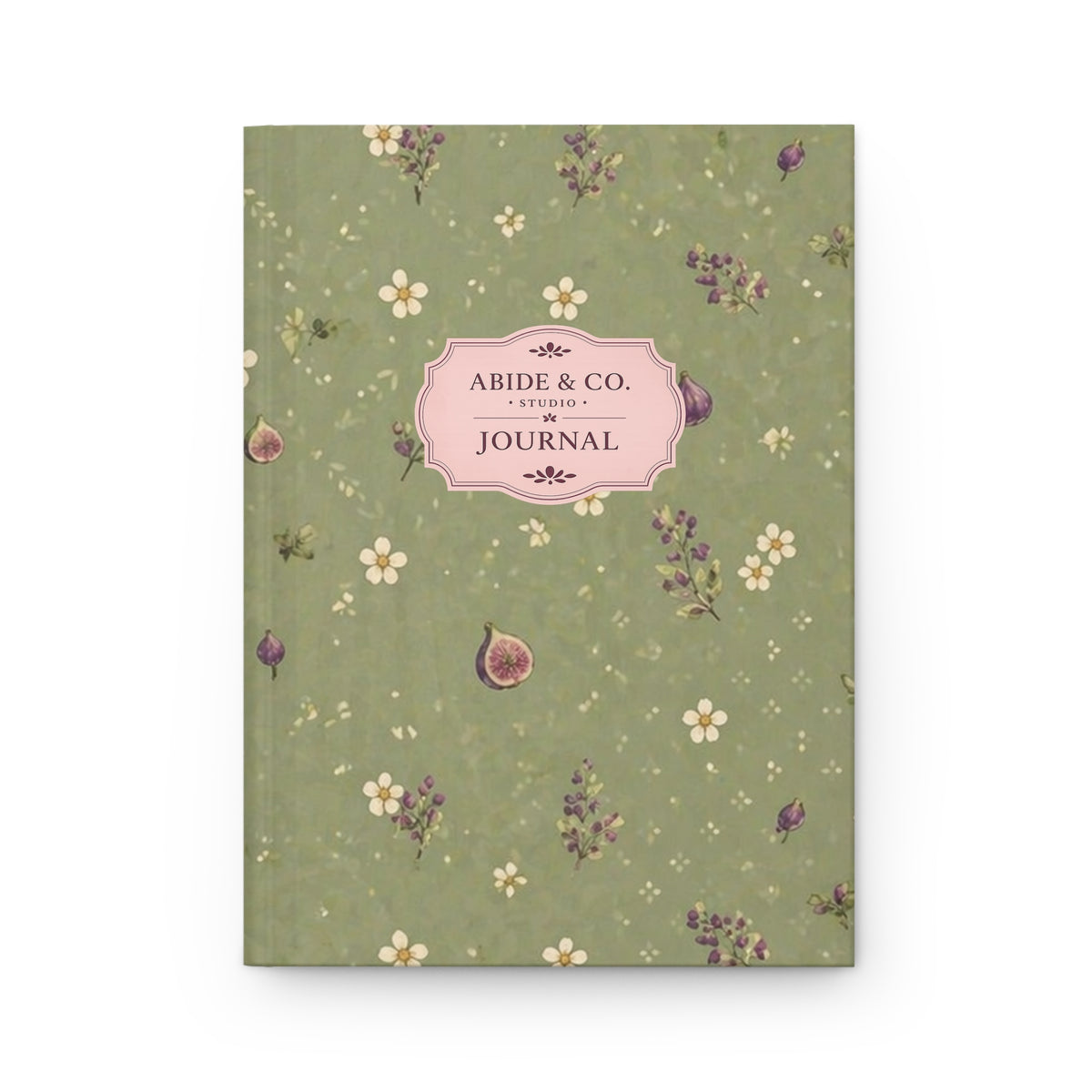 Olive Bloom Hardcover Journal