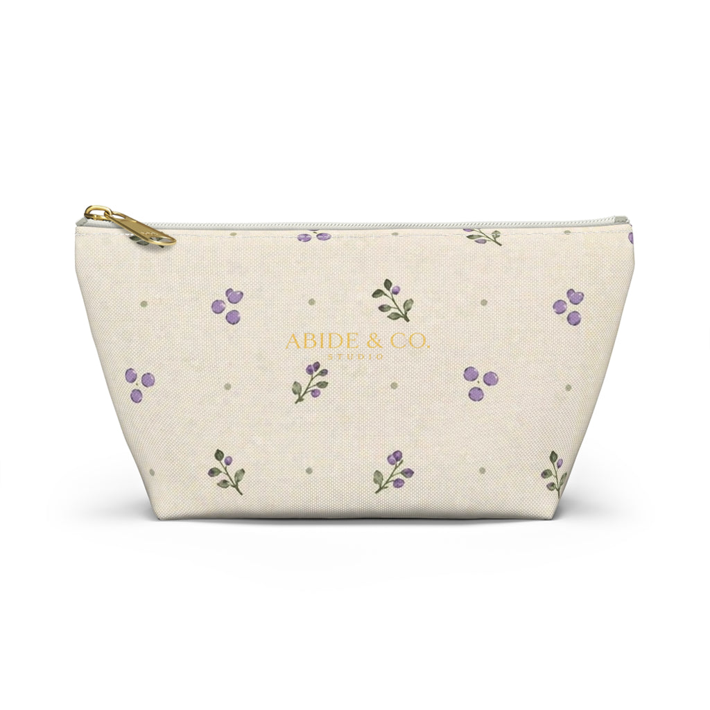 Lavender Grove Zippered Pouch