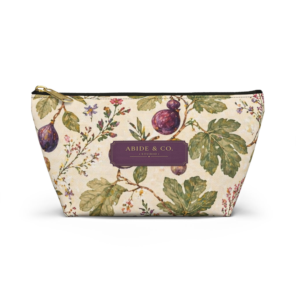 Fig and Vine Zippered Pouch