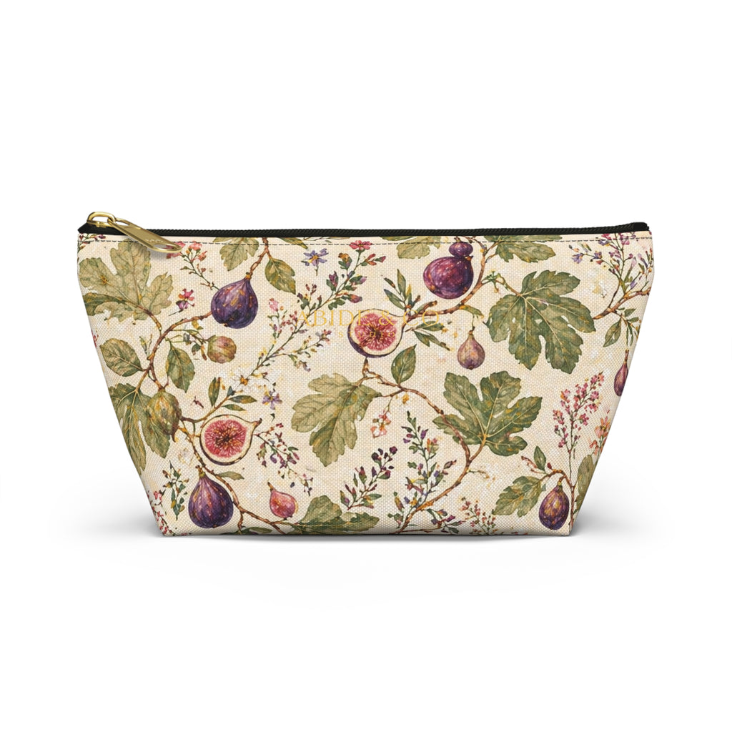 Fig and Vine Zippered Pouch