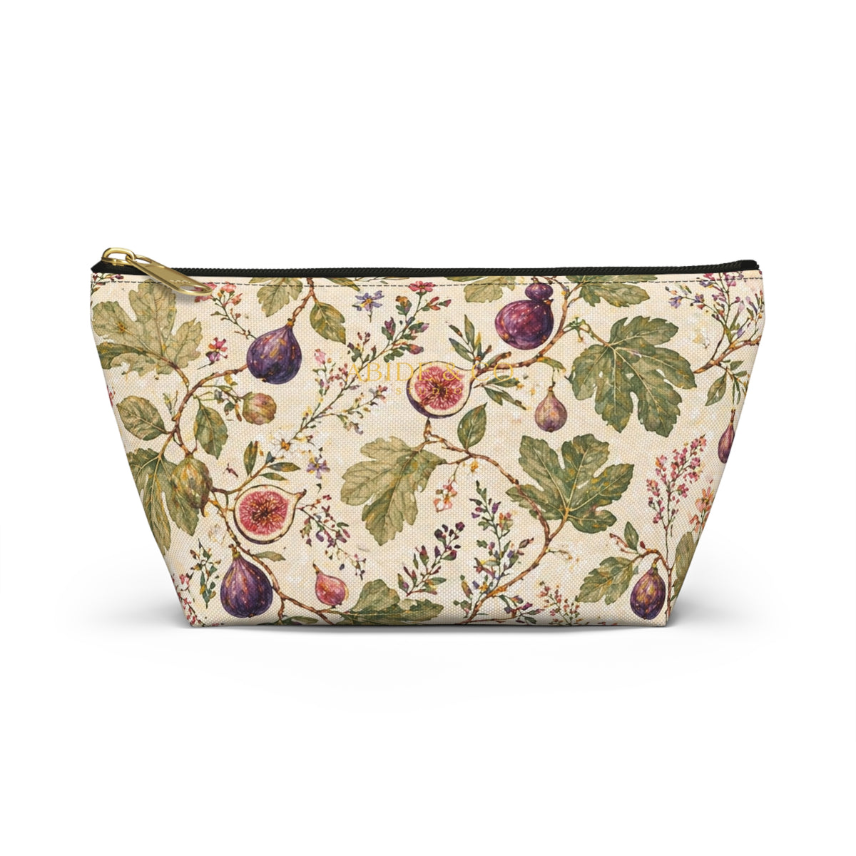 Fig and Vine Zippered Pouch
