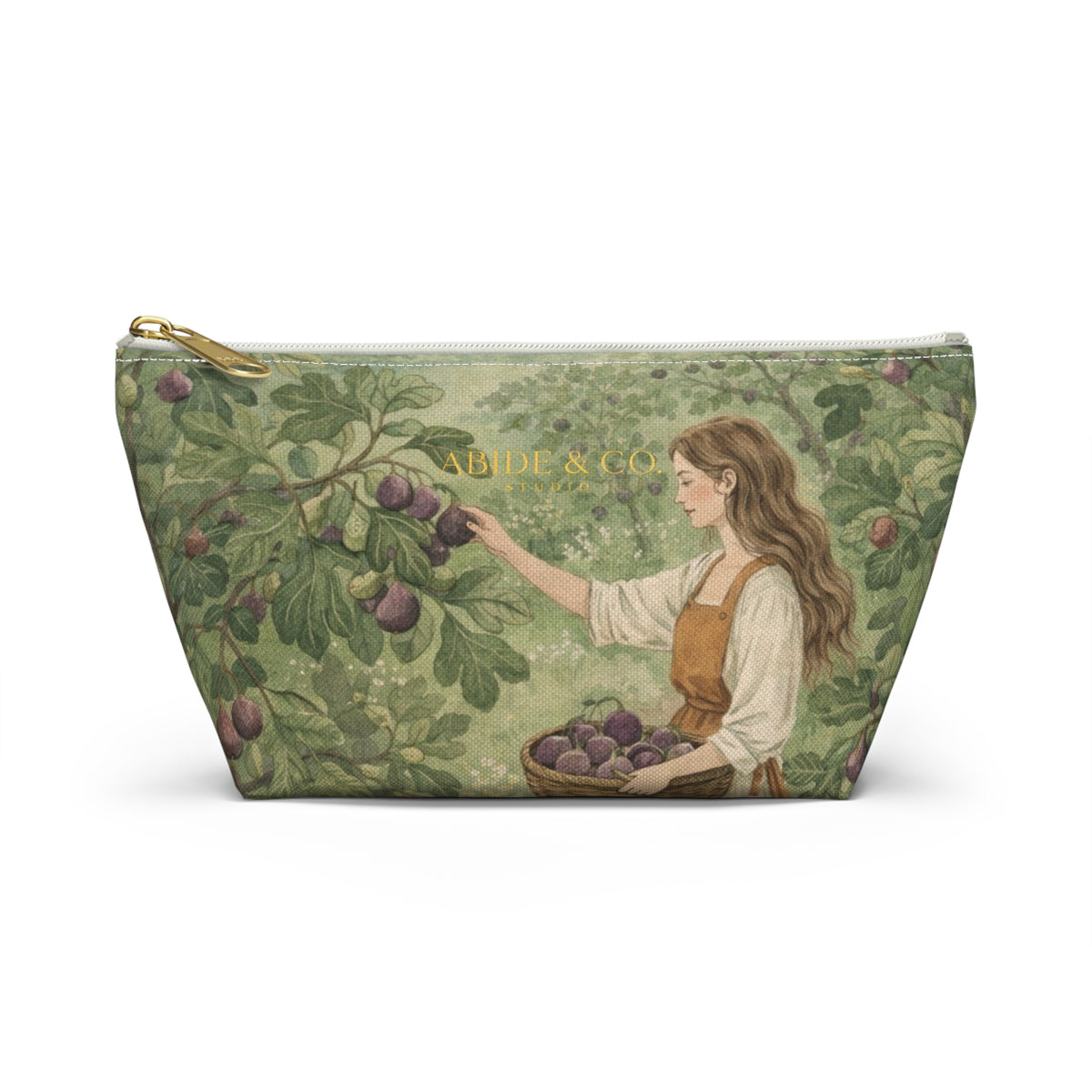 Fig Harvest Zippered Pouch