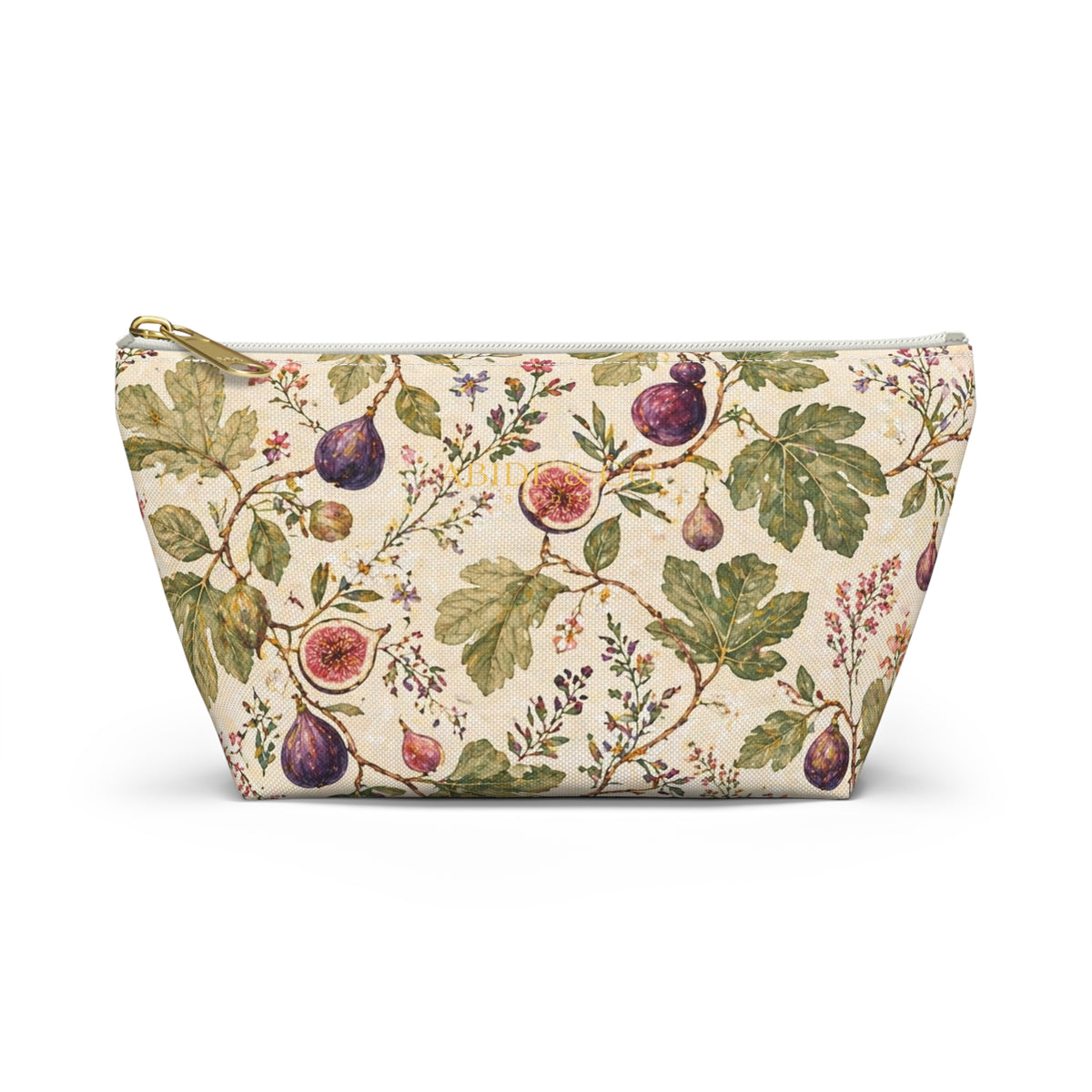 Fig and Vine Zippered Pouch