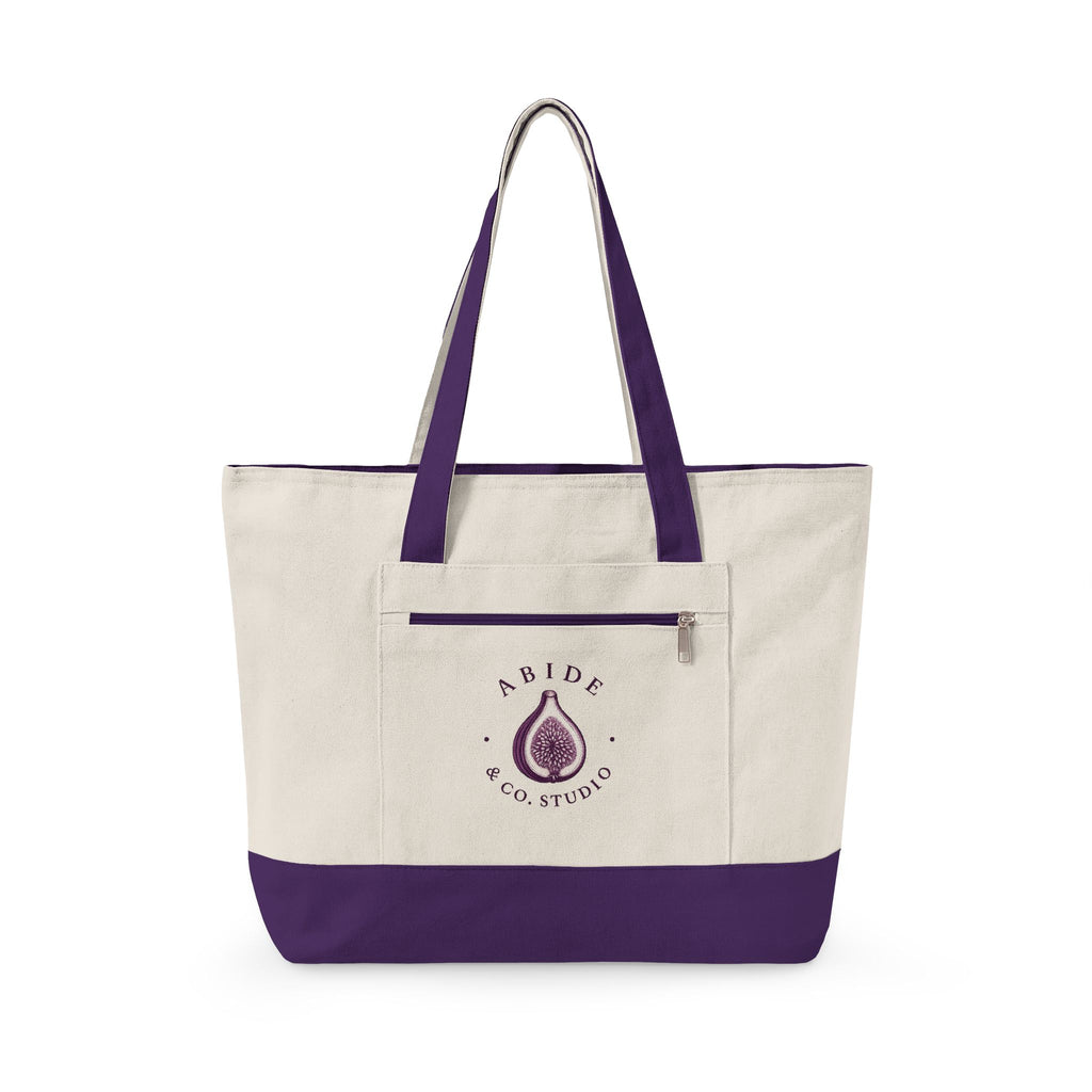 Abide Grove Emblem Canvas Tote Bag