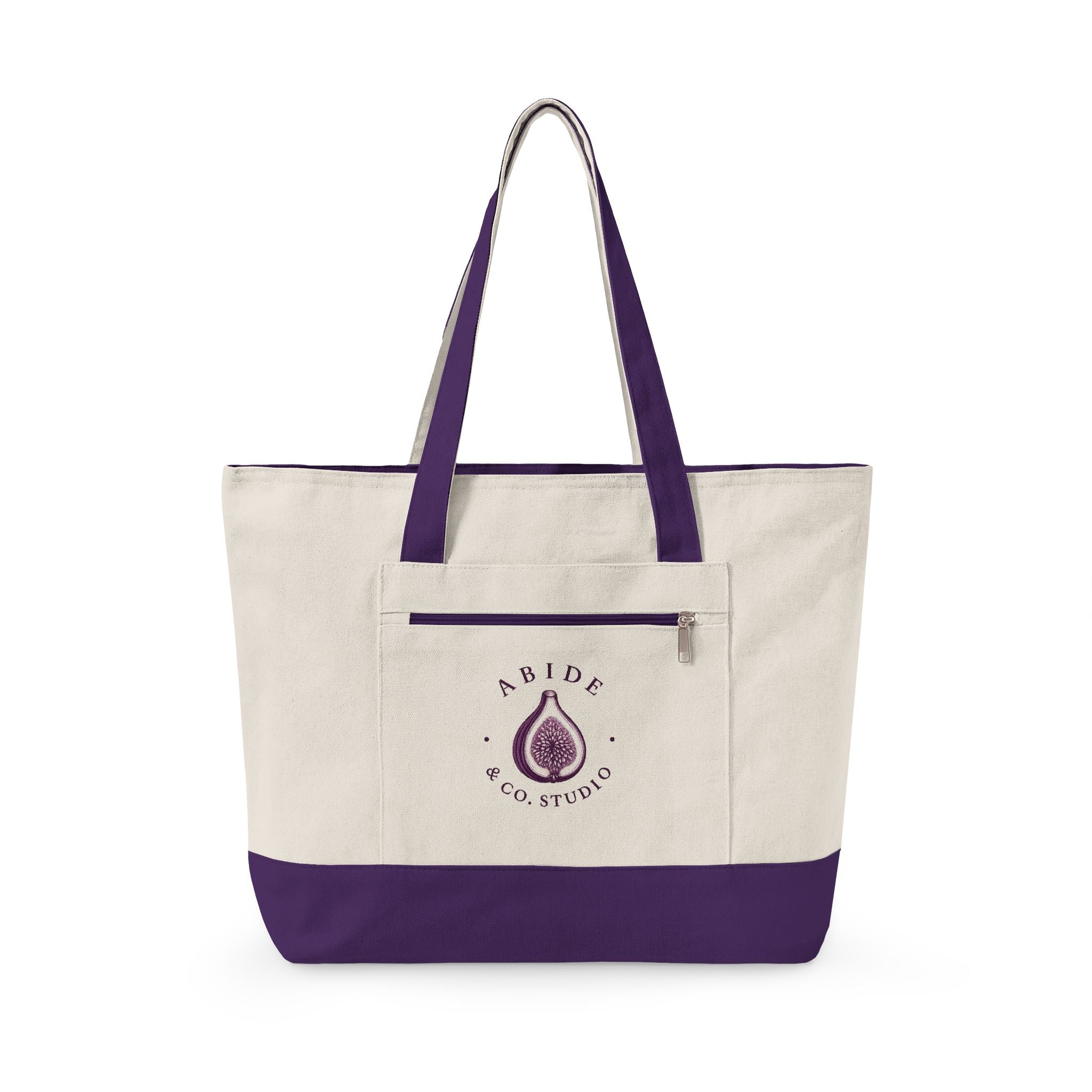 Abide Grove Emblem Canvas Tote Bag