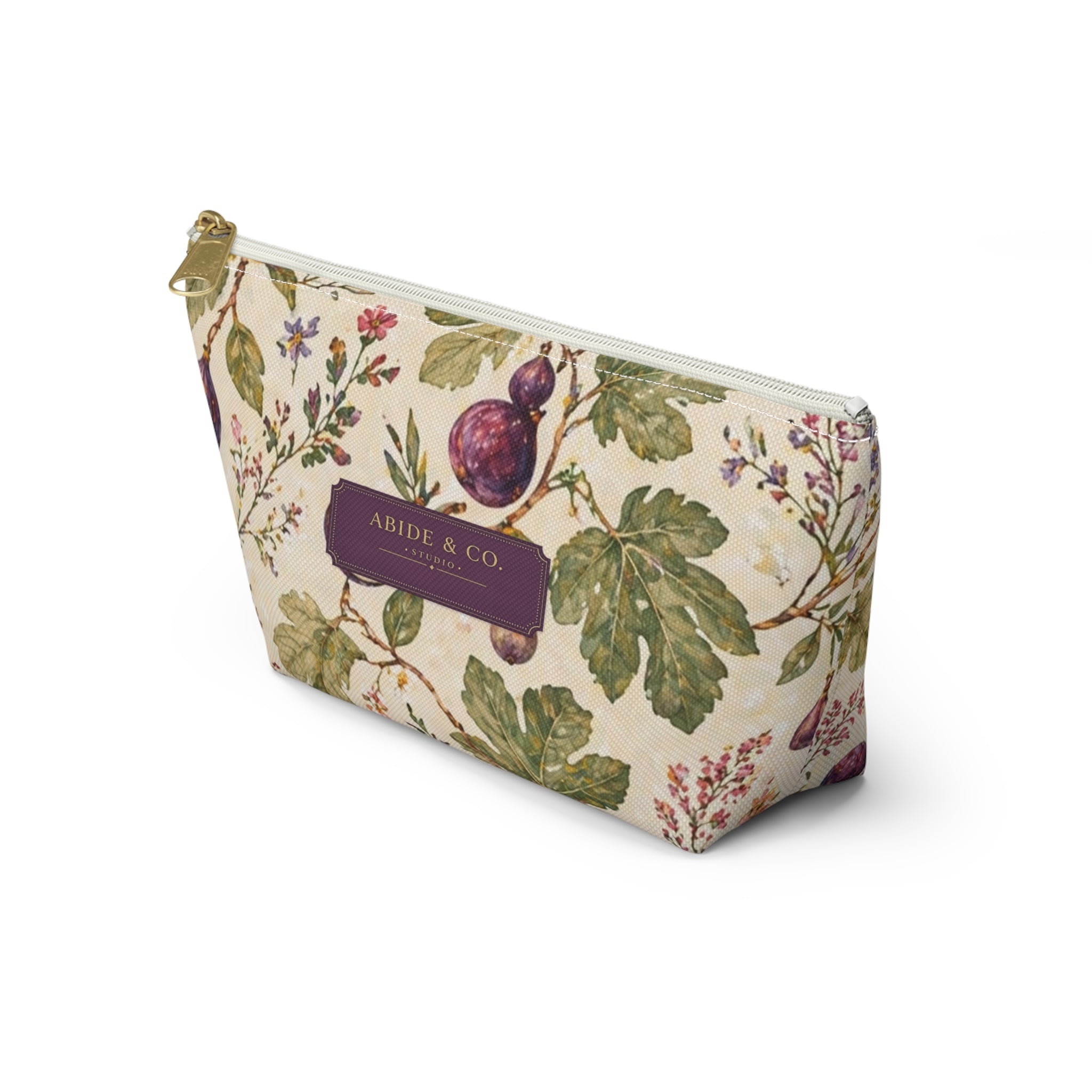 Fig and Vine Zippered Pouch