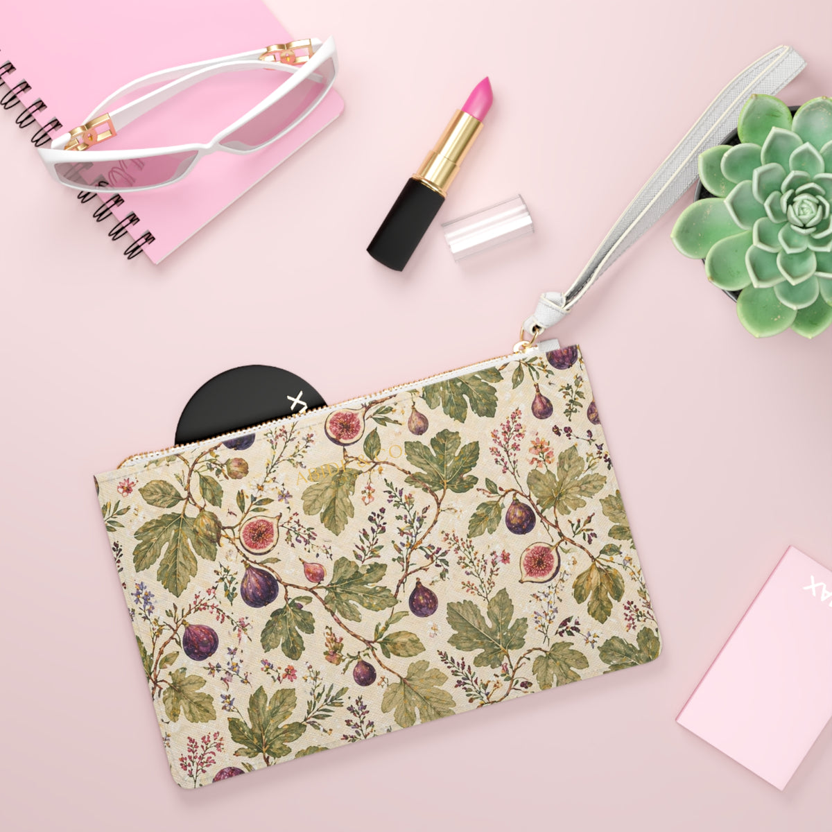 Fig and Vine Clutch Bag