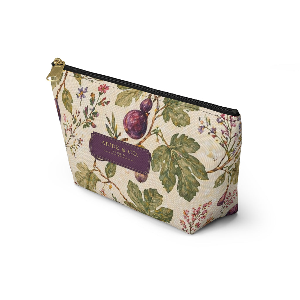Fig and Vine Zippered Pouch