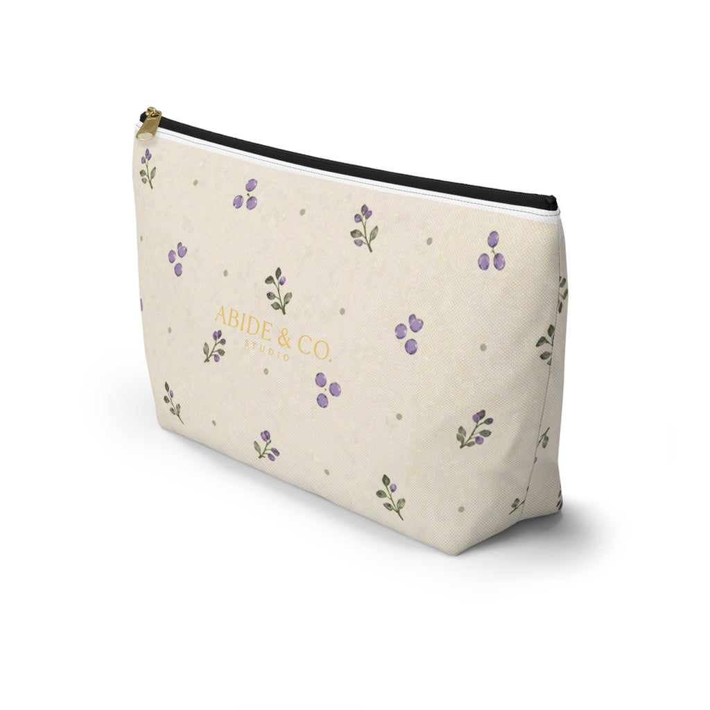 Lavender Grove Zippered Pouch