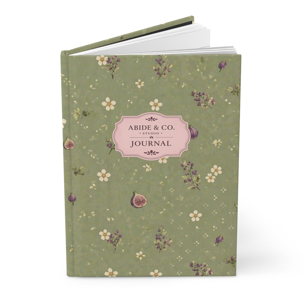 Olive Bloom Hardcover Journal