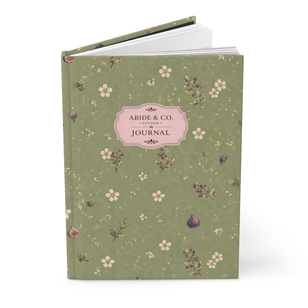 Olive Bloom Hardcover Journal